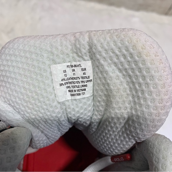 Ralph Lauren Polo Sport PS100 Mens High Top Shoes, Black Multicolor SIZE 12 - Picture 11 of 14